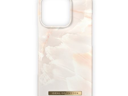 iDeal Of Sweden iPhone 16 Pro Fashion Case - MagSafe Kompatibel - Rose Pearl Marble For Sale