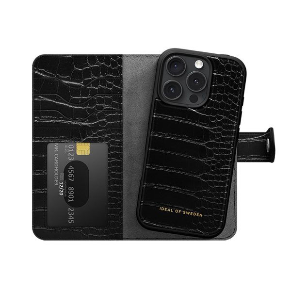 iDeal Of Sweden iPhone 16 Pro Max Magnet Wallet+ - Croco Online now