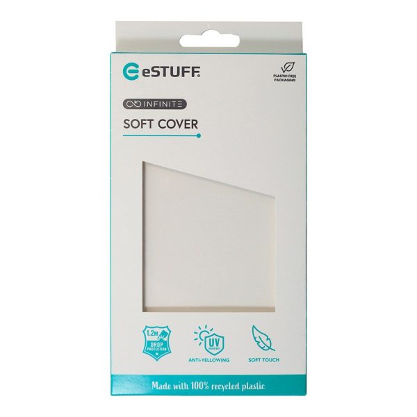 eSTUFF iPhone 16 INFINITE VIENNA Fleksibelt Plastik Cover - 100% Genbrugsplastik - Gennemsigtig on Sale