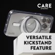 CARE by PanzerGlass iPhone 16 Pro Feature Kickstand Case - MagSafe Kompatibel - Transparent   Black For Sale