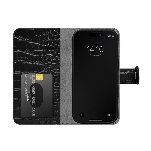 iDeal Of Sweden iPhone 16 Pro Max Magnet Wallet+ - Croco Online now