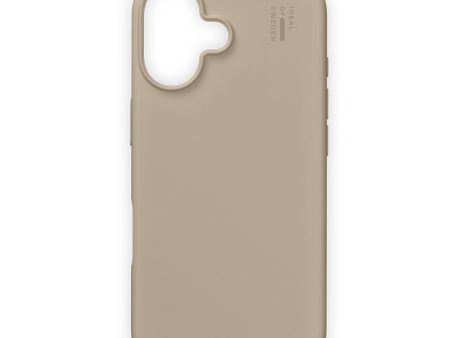 iDeal Of Sweden iPhone 16 Silicone Case - MagSafe Kompatibel - Beige Sale