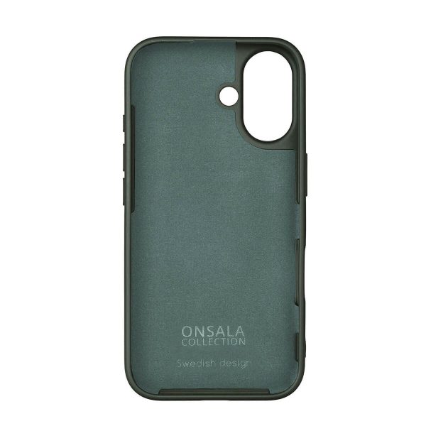 GEAR Onsala iPhone 16 Silikone Cover - MagSafe Kompatibelt - Olive Green Cheap