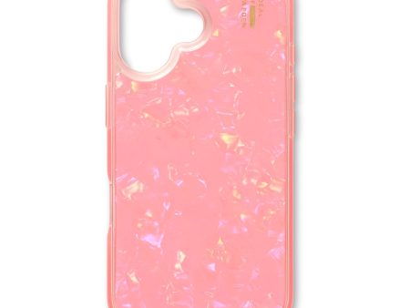 iDeal Of Sweden iPhone 16 Pearlized Case - Pink Hot on Sale