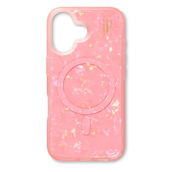 iDeal Of Sweden iPhone 16 Pearlized Case - MagSafe Kompatibel - Pink Online