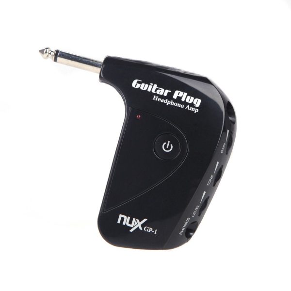 NuX GP-1 Electric Guitar Plug Mini Headphone Amp Built-in Distortion Effect Compact Portable on Sale