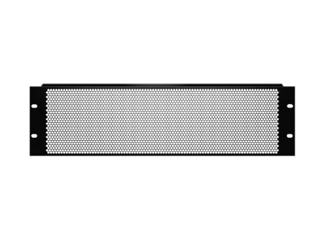 Adam Hall AH-87223VR 19  U-Shaped Ventilation Panel w  Round Holes - 3U For Discount