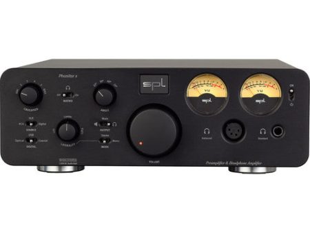 SPL PHONITOR X Headphone Amplifier & Preamplifier w  VOLTAiR Technology - Black For Discount