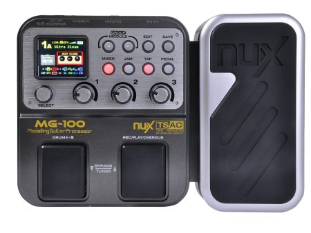 NuX MG-100 Electric Guitar Multi-Effects Pedal Processor For Sale