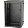 Gator GRW2009509 Rackworks Hinged Wall Mounted Rack w  Glass Door - 9U, 21  Deep on Sale