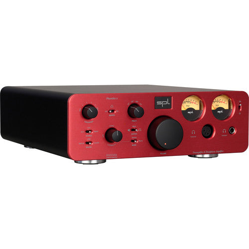 SPL PHONITOR X Headphone Amplifier & Preamplifier w  DA Converter & VOLTAiR Technology - Red Cheap