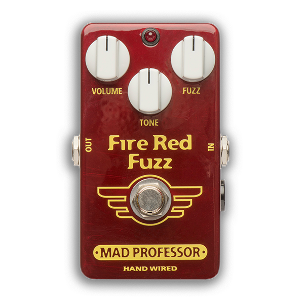 Mad Professor FIRE RED Fuzz Guitar Effects Pedal - Hand Wired Hot on Sale