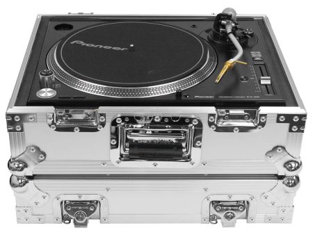 Odyssey FZ1200WT Universal White Turntable Flight Case Online