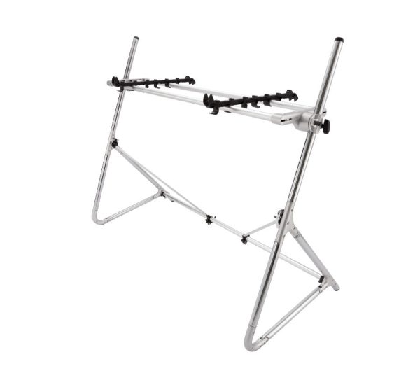 Sequenz STANDARD-M-SV Keyboard Stand - Medium   Silver Online Hot Sale