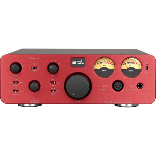 SPL PHONITOR X Headphone Amplifier & Preamplifier w  DA Converter & VOLTAiR Technology - Red Cheap