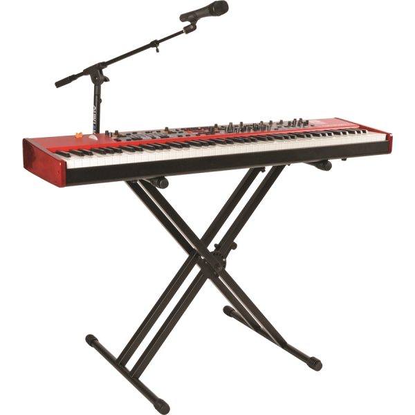 Quiklok QL746 Double Braced Double Tier Keyboard Stand on Sale