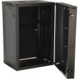 Gator GRW2018508 Rackworks Hinged Wall Mounted Rack w  Steel Door - 18U, 21  Deep Supply