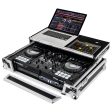 Odyssey FZGSPIDDJ8001 Pioneer DDJ-800 Flight Case w Bottom 1U Rack Space and Glide Platform For Sale