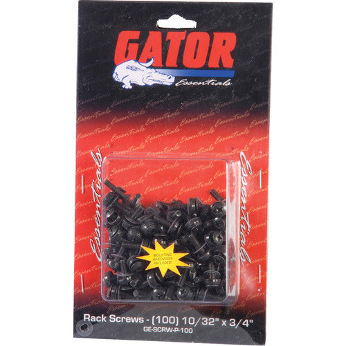 Gator GRW-SCRW100 Rackworks Rack Screws & Washers - Set of 100 For Sale