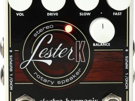 Electro-Harmonix LESTER K Stereo Rotary Speaker Emulation Pedal Hot on Sale