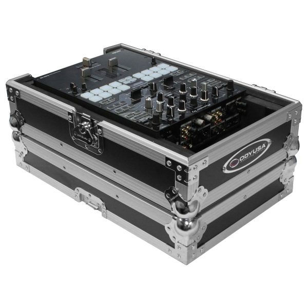 Odyssey FZ10MIXXD Universal 10″ Format DJ Mixer Flight Case w Extra Deep Rear Compartment Fashion