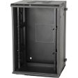 Gator GRW2018508 Rackworks Hinged Wall Mounted Rack w  Steel Door - 18U, 21  Deep Supply