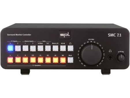 SPL SMC 7.1 Surround Monitor Controller - Black Hot on Sale