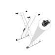 Gravity GR-GKSX2W Keyboard Stand X Form Double - White Online Hot Sale