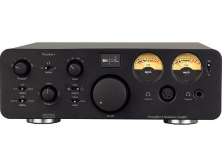 SPL PHONITOR X Headphone Amplifier & Preamplifier w  DA Converter & VOLTAiR Technology - Black Online Hot Sale