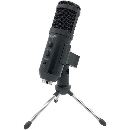 CAD U49 USB Studio Microphone with Headphone Jack & Gain Control For Sale