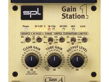 SPL GAINSTATION 1 Single-Channel Mic & Instrument PreAmp Hot on Sale