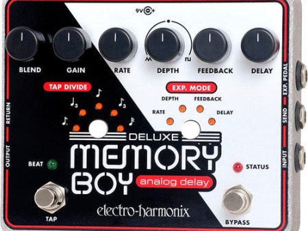 Electro-Harmonix DELUXE MEMORY BOY Analog Delay w  Tap Tempo Pedal For Discount