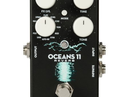 Electro-Harmonix OCEANS 11 Reverb Effects Pedal Hot on Sale