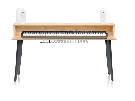 Gator GFW-ELITEKEYTBL88-MPL Elite Furniture Series Keyboard Table - 88-Note, Natural Maple Hot on Sale