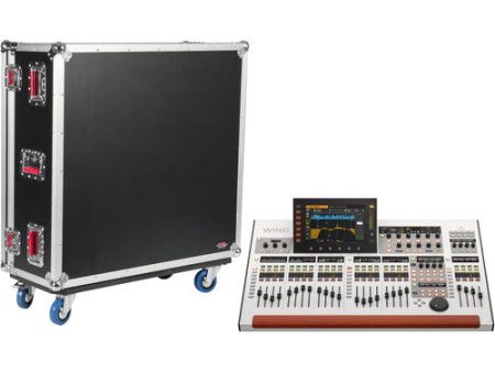 Gator GTOURWING ATA Flight Case for Behringer Wing Digital Mixer w  Casters & Doghouse For Discount