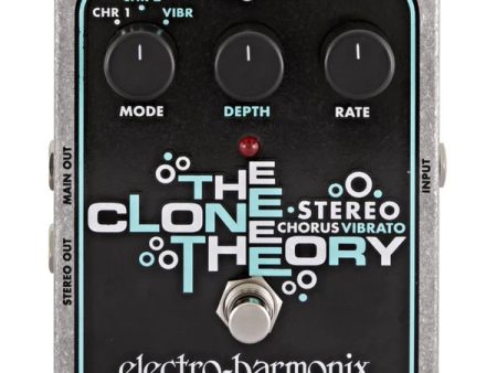 Electro-Harmonix STEREO CLONE THEORY Analog Chorus Vibrato Pedal Discount