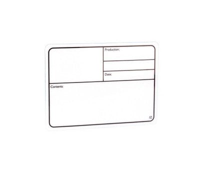 Adam Hall AH-88001 Self-Adhesive Tour Label Plastic - White 177x127mm For Discount