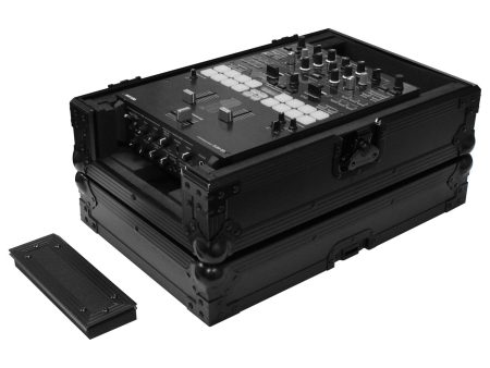 Odyssey FZ10MIXXDBL Universal Black 10″ Format DJ Mixer Flight Case w Extra Deep Rear Compartment For Sale