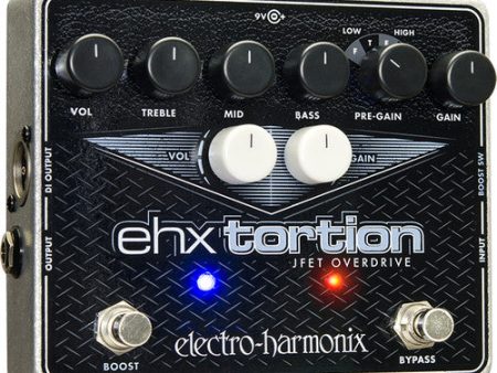 Electro-Harmonix EHX TORTION JFET Overdrive Preamplifier Pedal Fashion