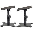 Gator Frameworks GFWSPKSTMNDSK Pair of Adjustable Desktop Studio Monitor Stands Online Sale