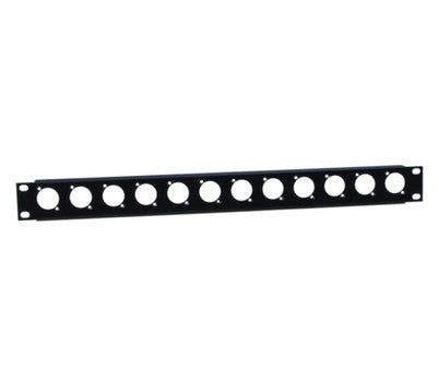 Adam Hall AH-872215 19  U-Shaped Rack Panel 12 Sockets 1U w  Tie Bar Hot on Sale