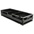 Odyssey FZDJ10W Format DJ Mixer and Two Standard Position Turntables Flight Coffin Case w Wheels - 10″ Online Hot Sale