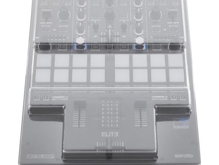 Decksaver DS-PC-ELITE Reloop Elite Cover for Reloop Elite Mixers (Smoked Clear) Fashion