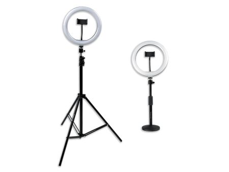 Gator Frameworks GFW-RINGLIGHTSET Set of Two Stands w  Ring Lights & Phone Holders Online