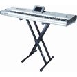 Quiklok T550 Double Braced X-Style Keyboard Stand w  Trigger-Lok Device For Discount