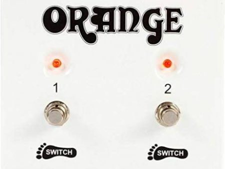 Orange FS-2 Dual Button Footswitch Supply