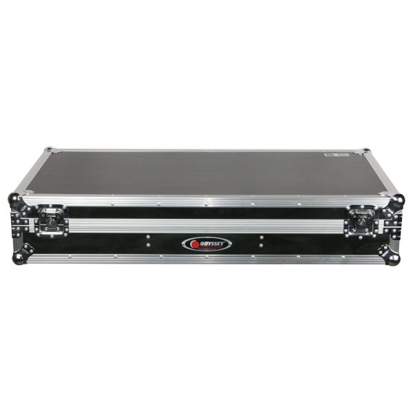 Odyssey FZBM10W Format DJ Mixer and Two Battle Position Turntables Flight Coffin Case - 10″ Supply