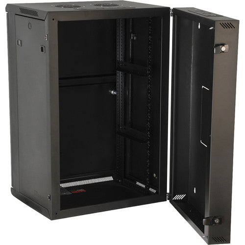 Gator GRW2009508 Rackworks Hinged Wall Mounted Rack w  Steel Door - 9U, 21  Deep Supply