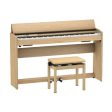 Roland F701 Digital Piano w  Stand and Bench - Light Oak For Sale