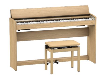 Roland F701 Digital Piano w  Stand and Bench - Light Oak For Sale